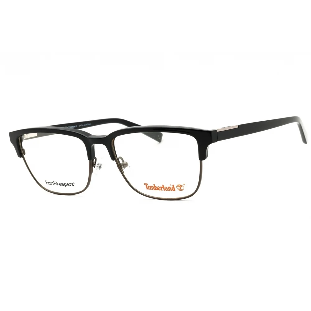NWT Timberland TB1762 Black Rectangle 56mm Eyeglasses